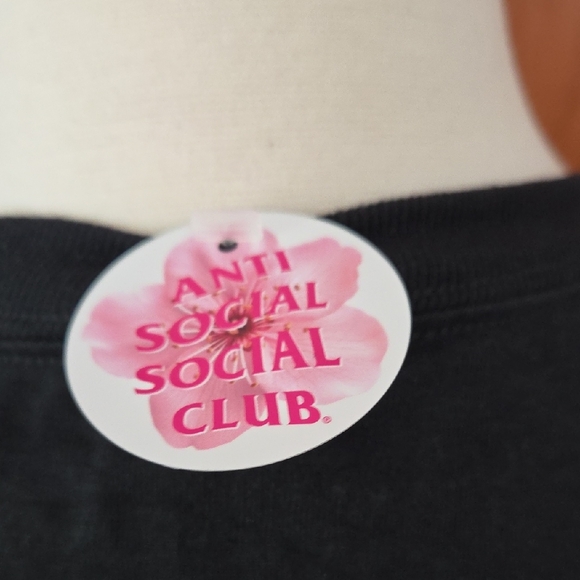 Anti Social Social Club Black Long Sleeve Tee - Picture 3 of 4